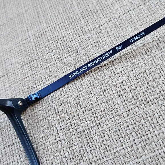 Kirkland Signature EyeglassesSunglasses Frame BlackBlue 55[]75 140 Glasses - Picture 10 of 12